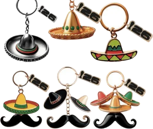 FIFA World Cup 26™ Mexico sombrero keychains