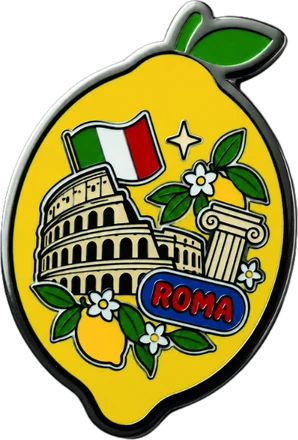 K108 Roma lemon magnet
