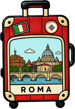 K108 Roma suitcase magnet