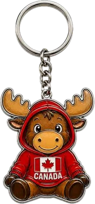 K108 moose keychain