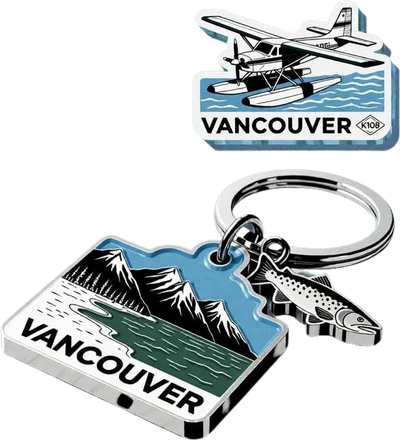 K108 Vancouver keychain