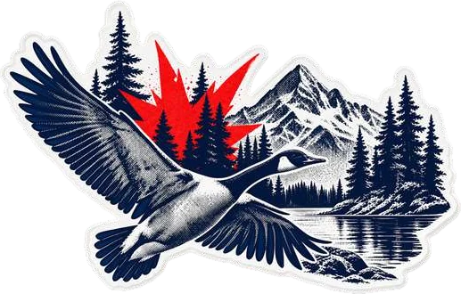K108 Canada goose sticker
