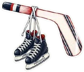 K108 hockey skates sticker