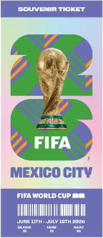 FIFA World Cup 26™ souvenir ticket, Mexico City