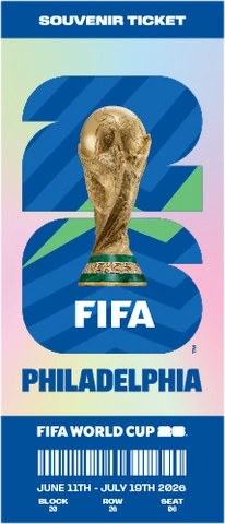 FIFA World Cup 26™ souvenir ticket, Philadelphia